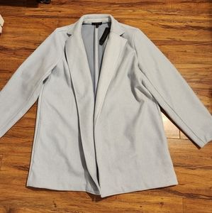 Banana Republic Light Blue Open Front Blazer/Jcket Size XL